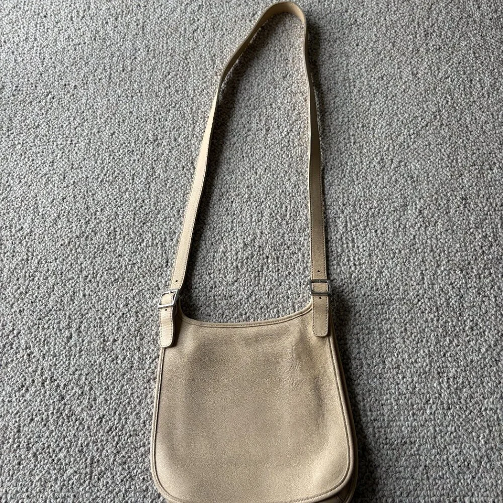 Vintage Coach 9135 Hippie Camel Leather Crossbody Y2K Preppy Classic